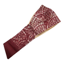 TRIBAL 8" Wide Hand-Dyed Satin-Lined Headband