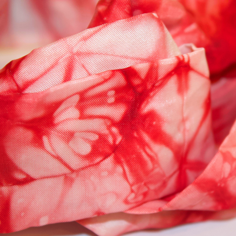 RED WATERS Silk Hand-Dyed Elastic Back Headband