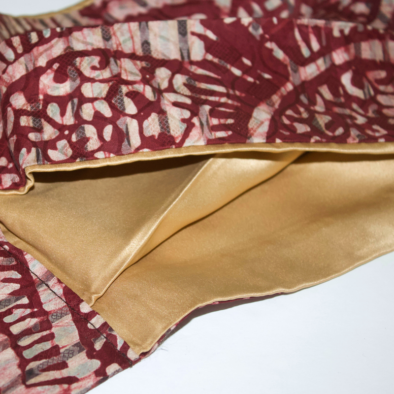 TRIBAL 8" Wide Hand-Dyed Satin-Lined Headband