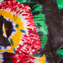 COLOR BURST Satin-Lined Hand-Dyed Scrub Bonnet